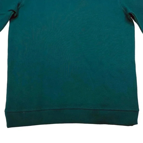 Tasso Elba 1/4 Zip Teal Green Cotton Blend Size Medium - Picture 9 of 11